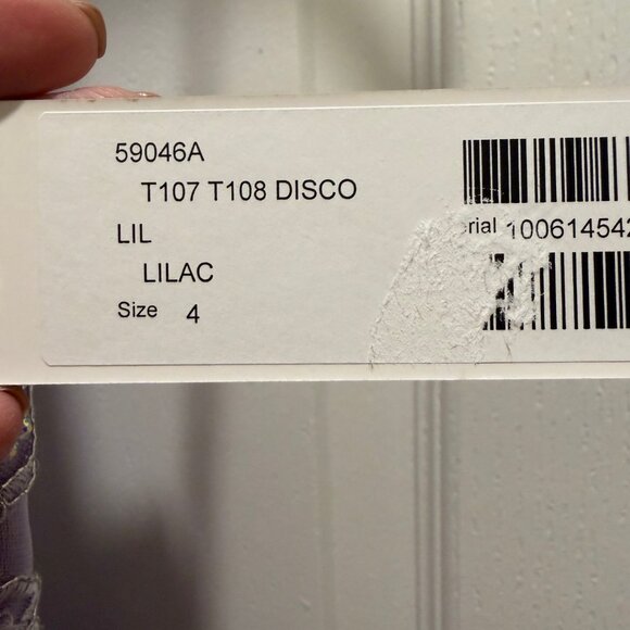 Lilac Tulle Sleeveless A-Line Gown by Jovani 59046 Size 4 NWT - Picture 6 of 10